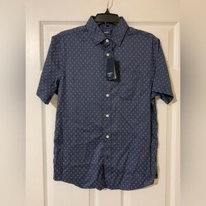 Faherty Men's Classic‎ Movement Blue Patterned Button Down Shirt Size Small